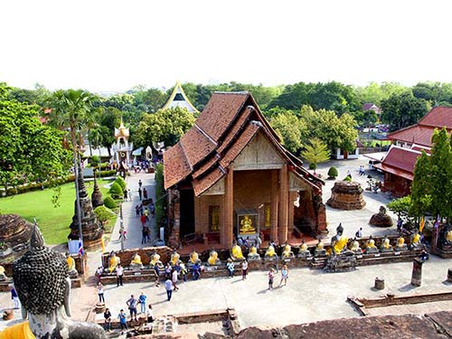 Wat Yai Chai Mongkol ubosot, Ayutthaya.