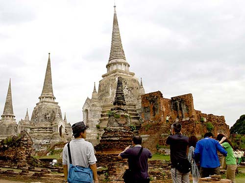 Stupas in the monastery Phra Si Sanphet, Ayutthaya.