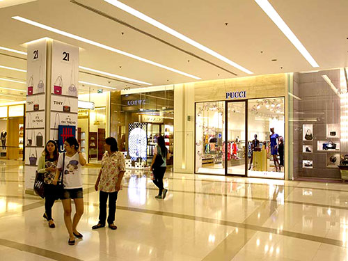 Siam Paragon mall.