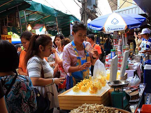 Street market in Bangkok.