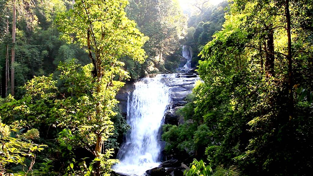 Sirithan waterfall.