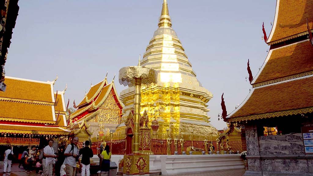 Golden stupa, Wat Doi Suthep.