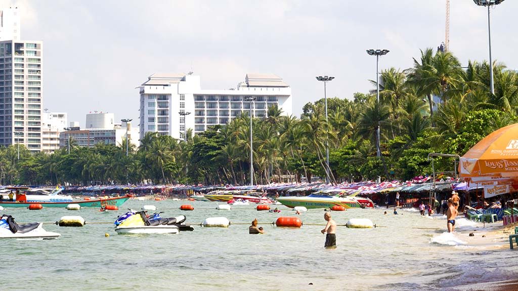Pattaya beach.