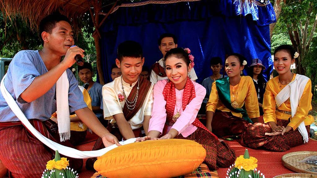 Thai wedding ceremony.
