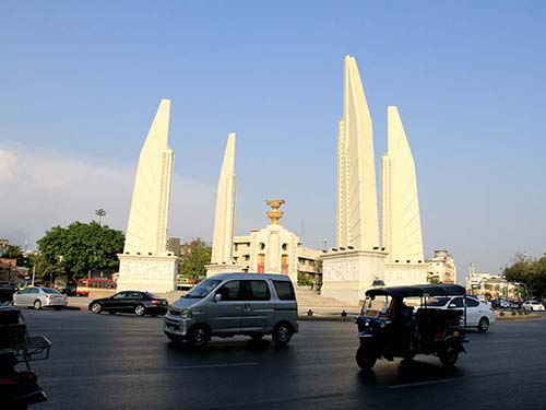 Democracy Monument square, Rattanakosin.