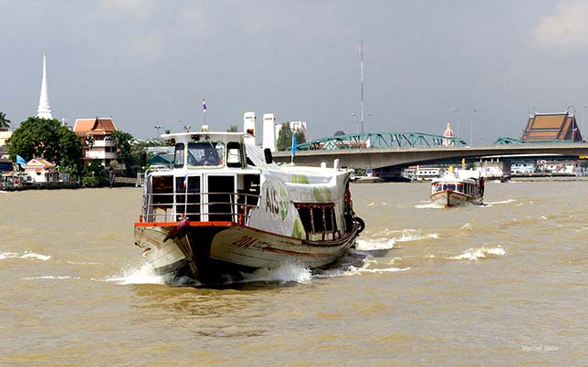Transporte pÃºblico en el rÃ­o Chao Phraya