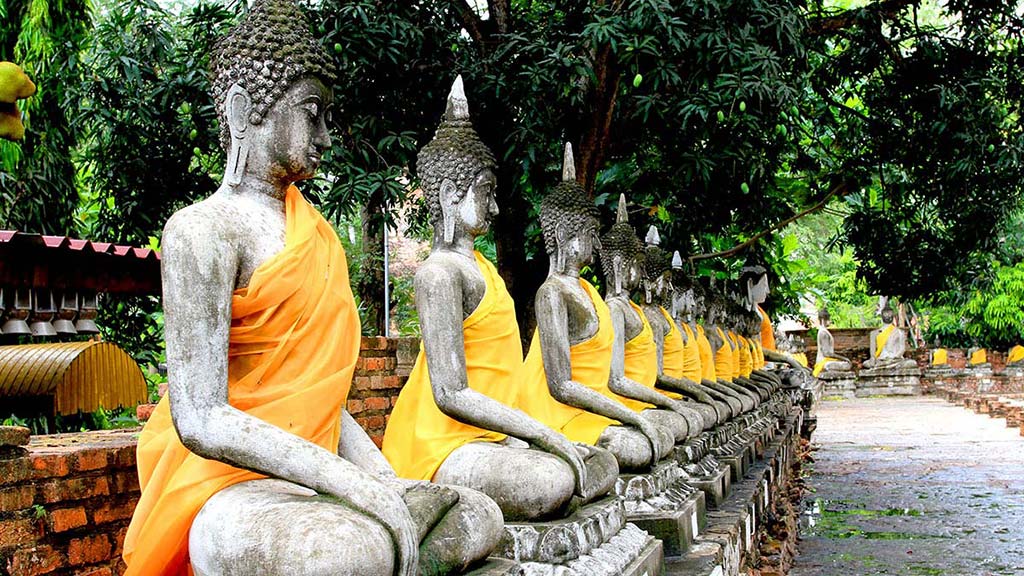 Wat Yai Chai Mongkol, Ayutthaya.