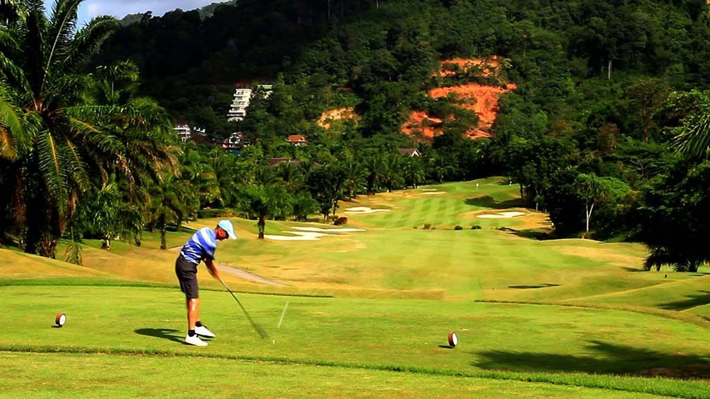Golf course in Phuket.