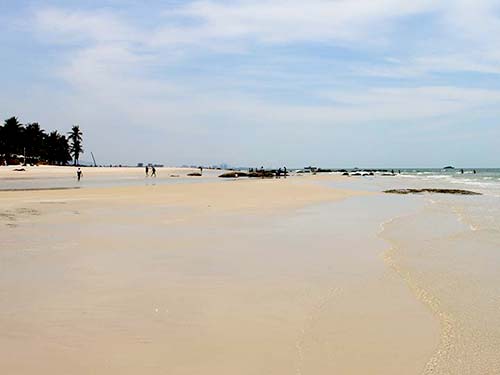 Hua Hin beach.