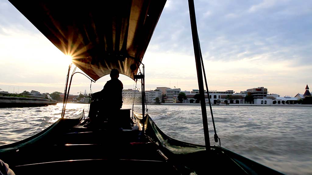 The Chao Phraya River in Bangkok.
